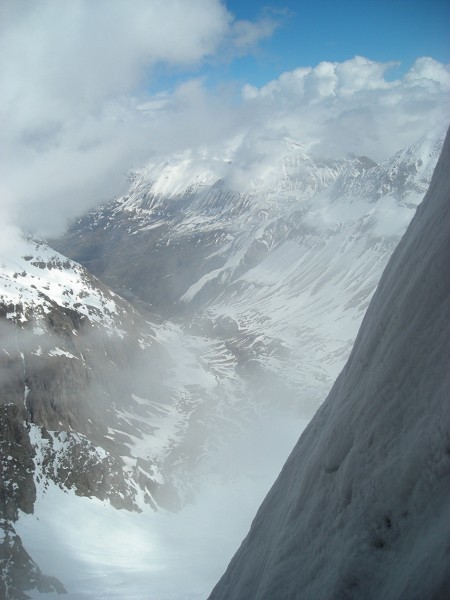 vue depuis la goulotte