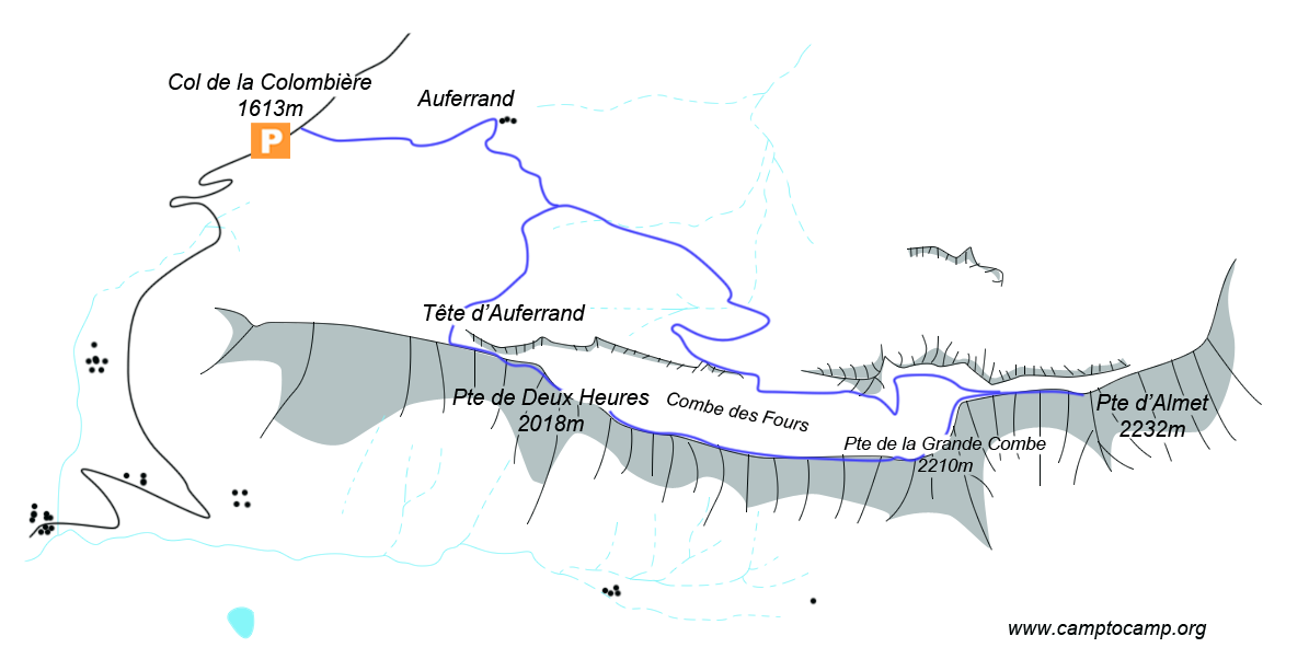 Itineraire Pointe d'Almet