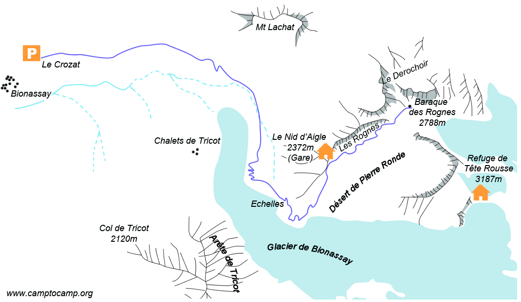 Itineraire Les Rognes