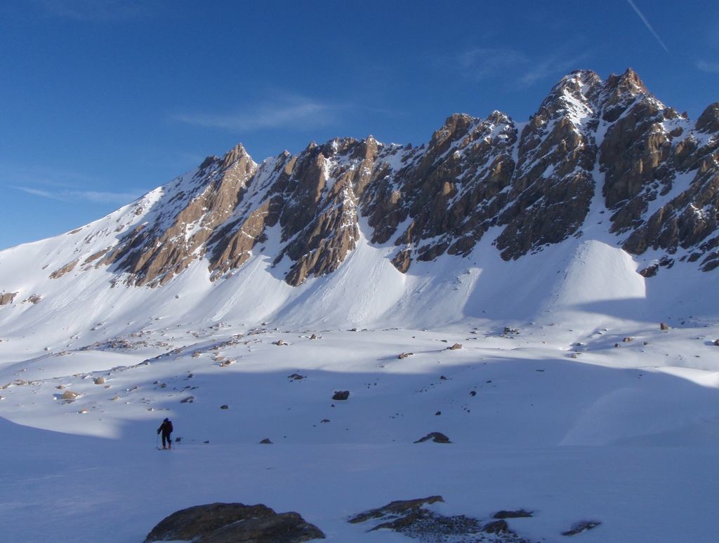 L'Aiguille de Chambeyron face Sud