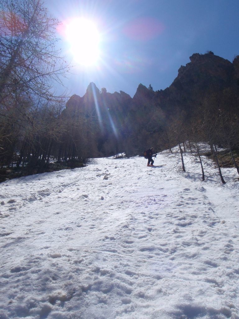 Couloir final du Vallon du Chillol