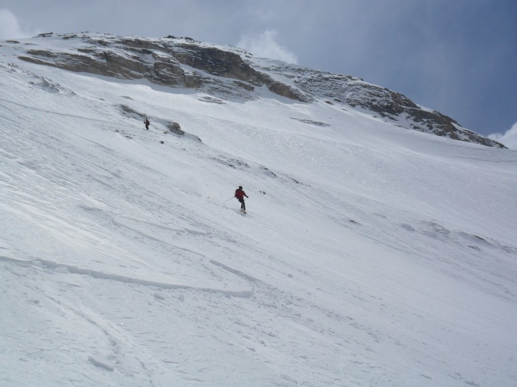 gran sciata lungo la nord
