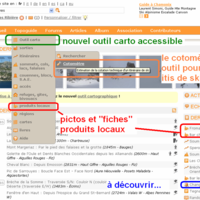 nouveau menu déroulant topoguide