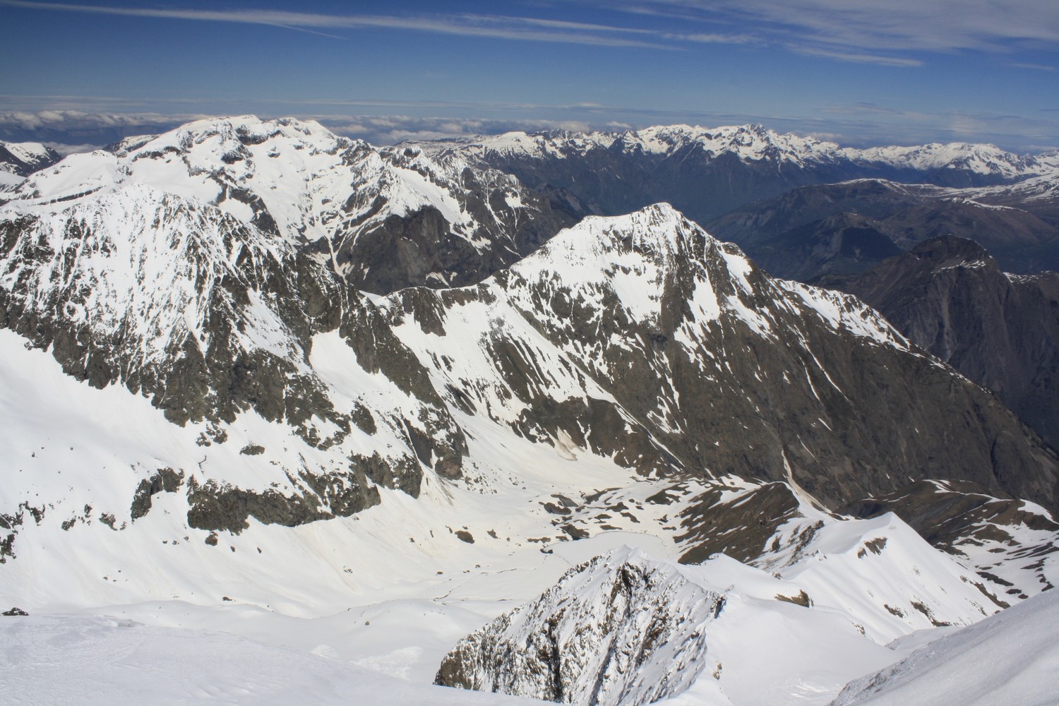 Du Col Jean Martin, vers le NW