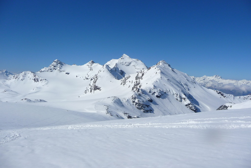 Panorama depuis le replat avant le col de Gebroulaz