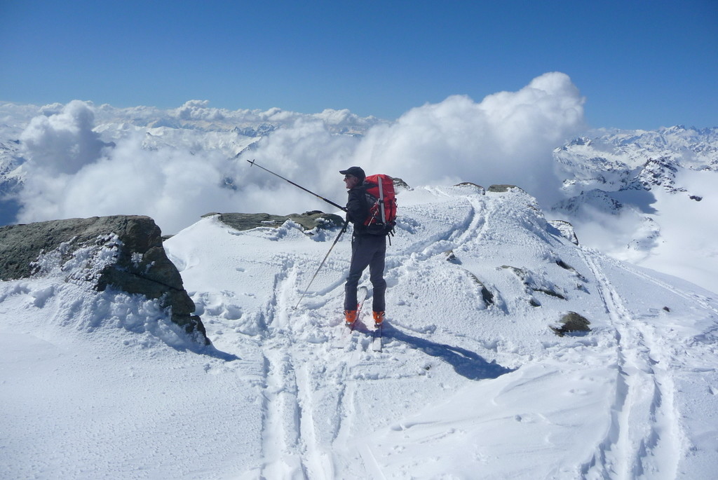 Arrivée au sommet