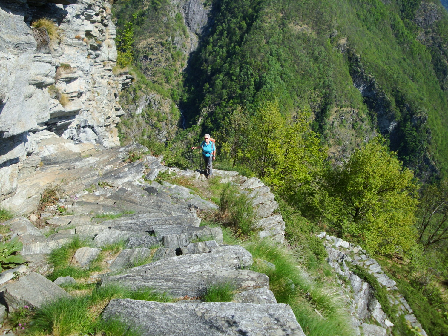 Descente des escaliers !