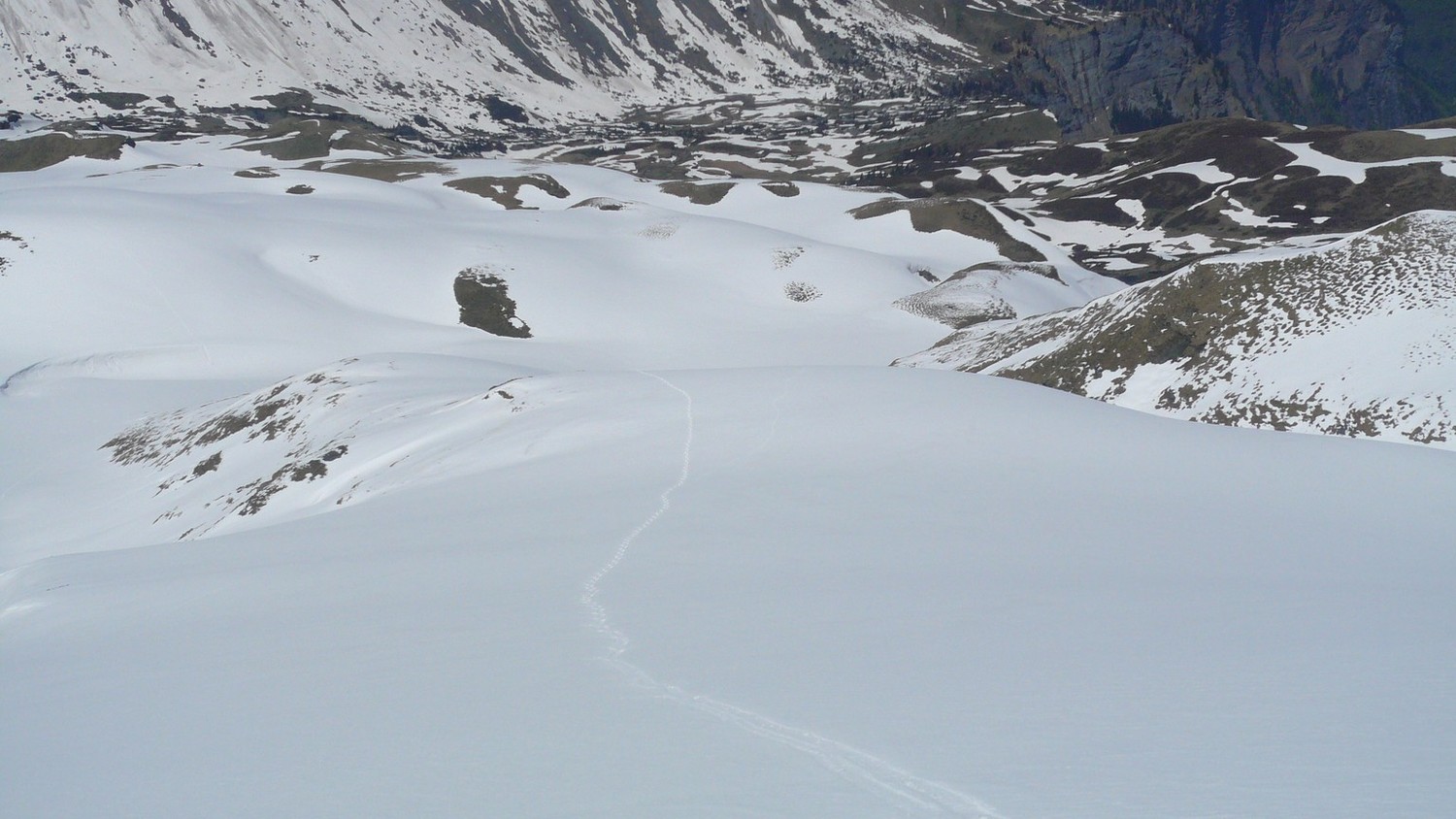 Fini la belle neige vierge
