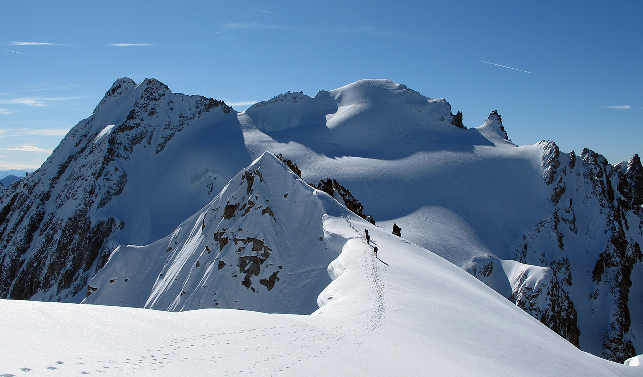di ritorno dalla vetta del Monte Cercen