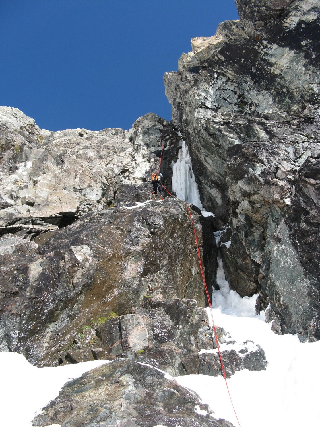 Le rappel : 47 m et une bonne douche en prime