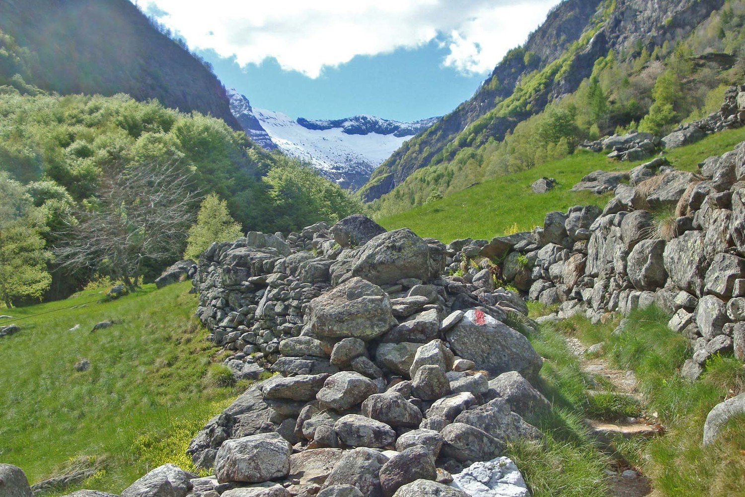 Détail du sentier pour Osola