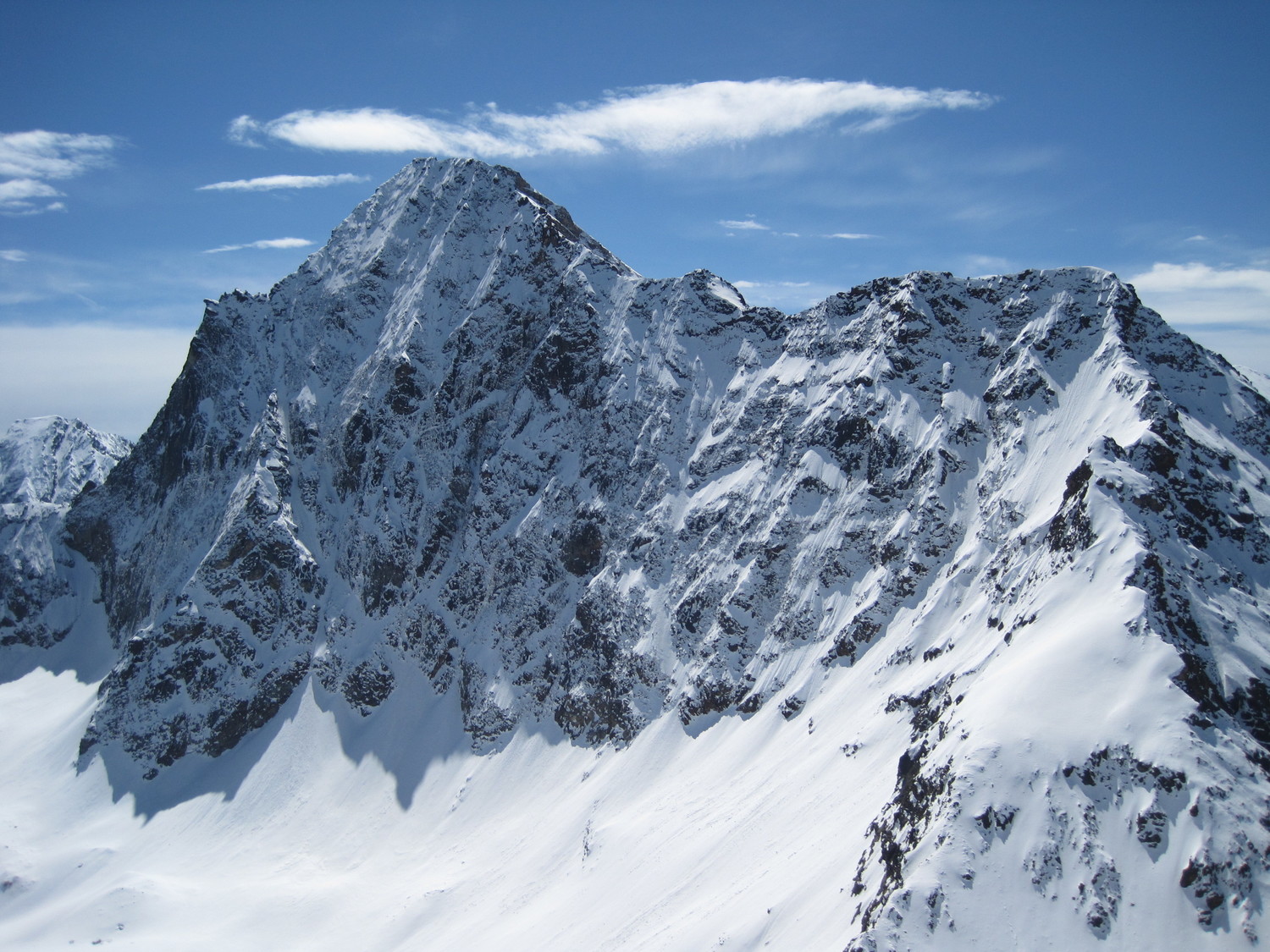 La parete nord dell' Emilius