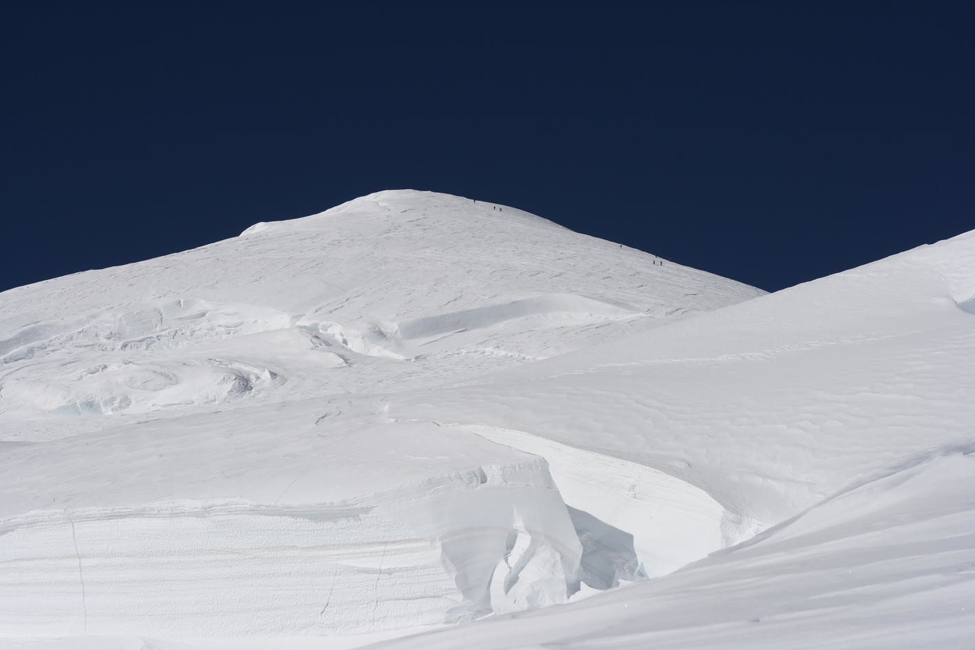 Vue sur le sommet