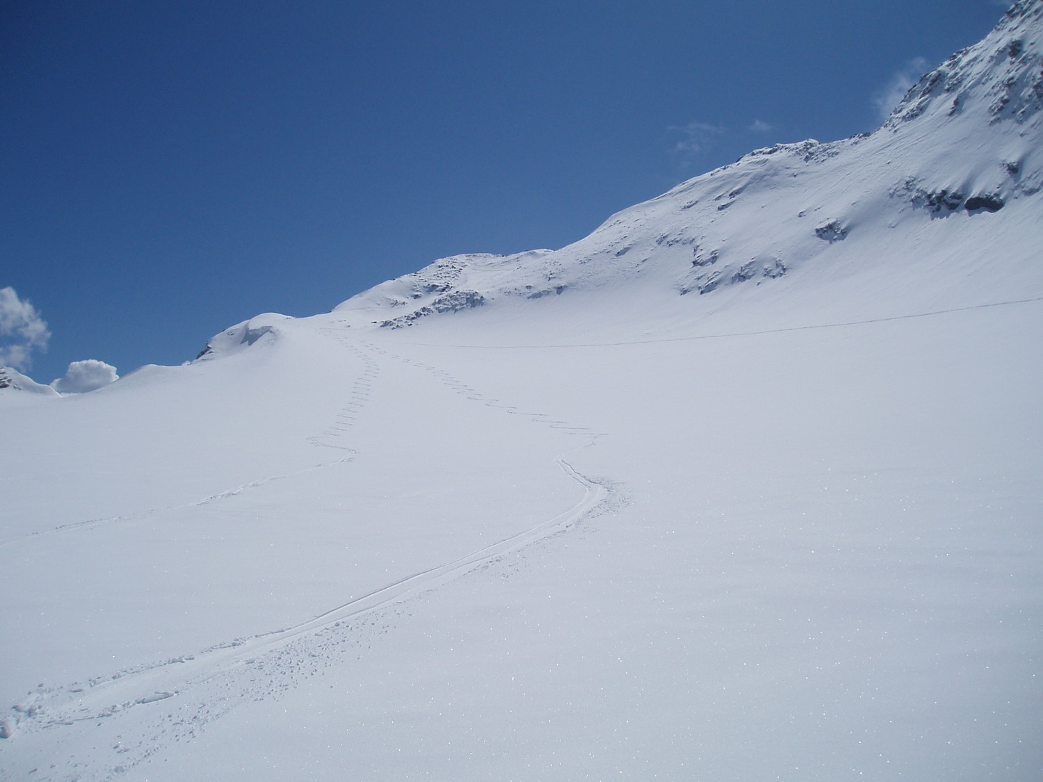 Cime Monfret depuis le glacier du Grand Méan