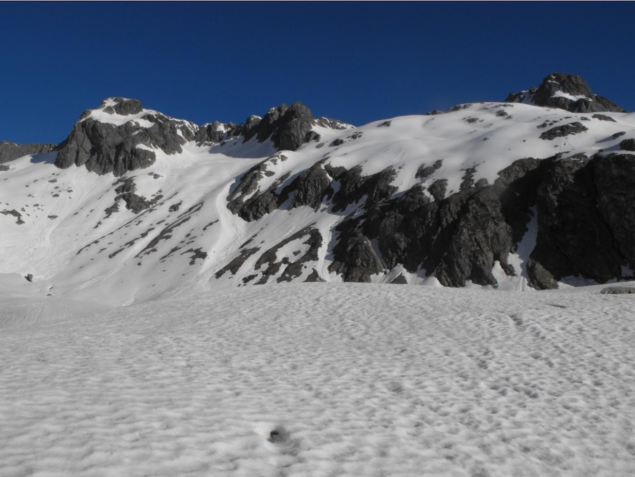 Montée à droite après les barres