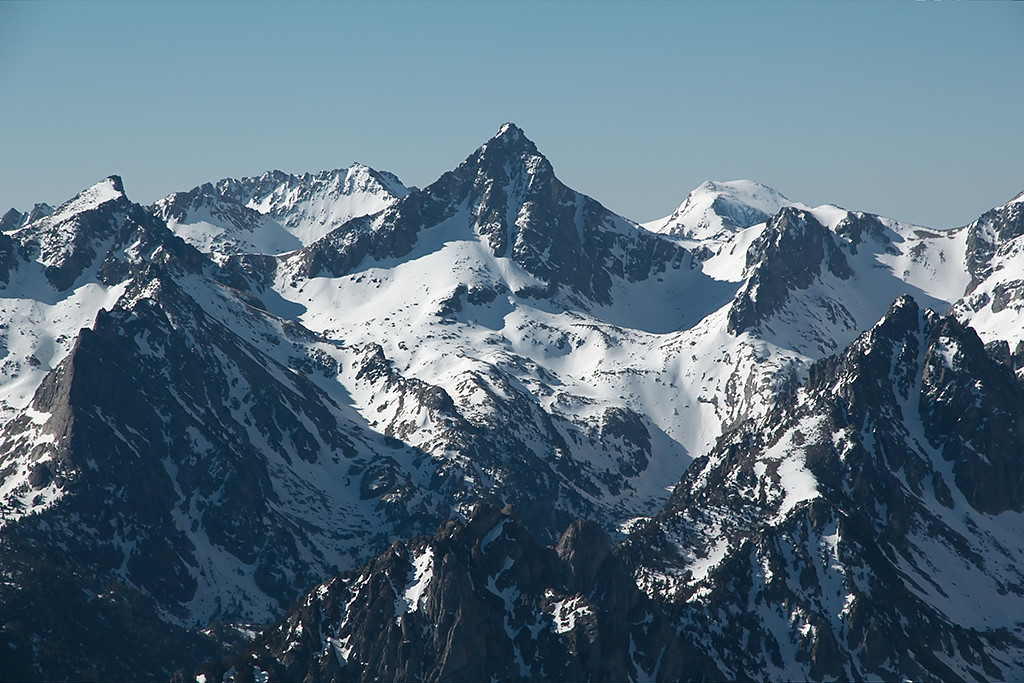 Pic de Péguère depuis pic de Saboredo