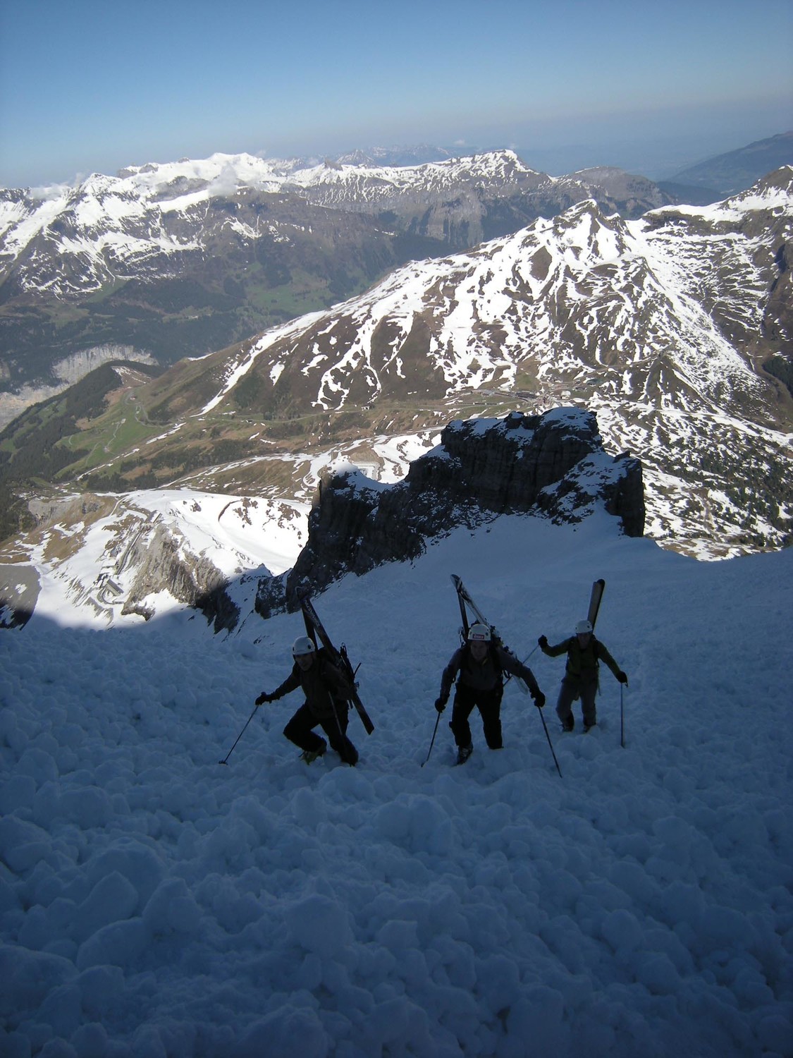 Eiger. Les boules du matin.