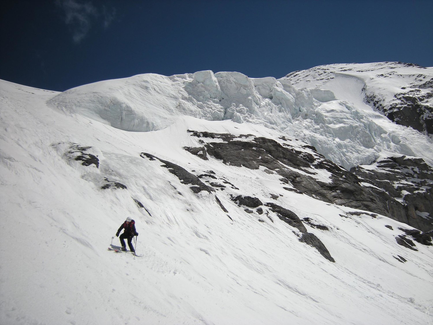 Eiger. Le fameux sérac.
