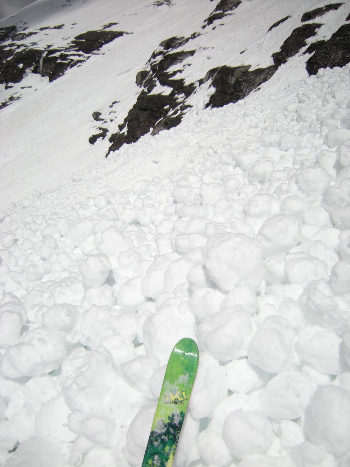 Eiger. Les bouboules, skiable?