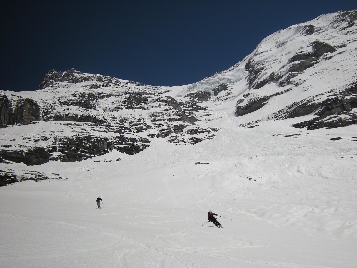 Eiger. C'est presque fini, on se lâche dans la soupe!