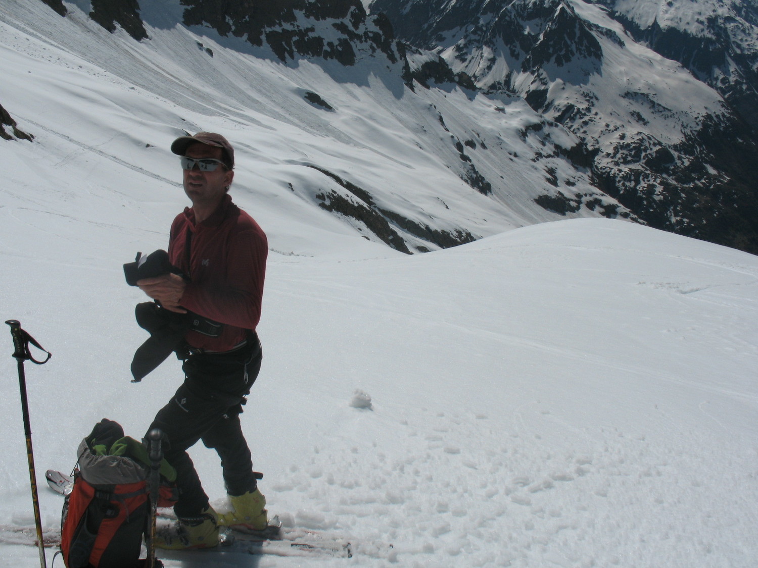 Hervé pdt la descente