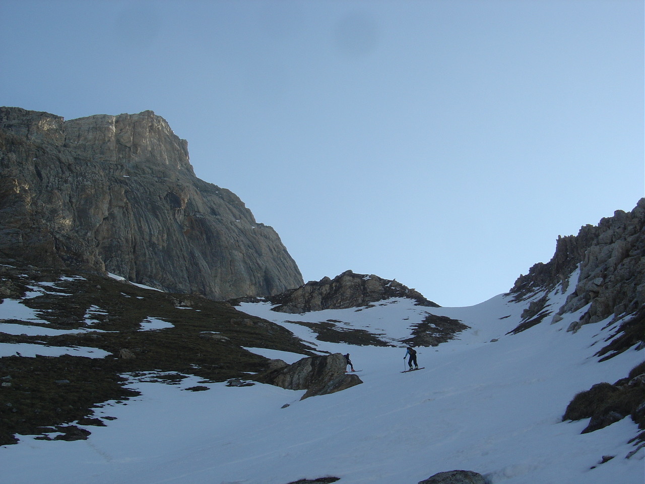 Dans la pente des Cavales.