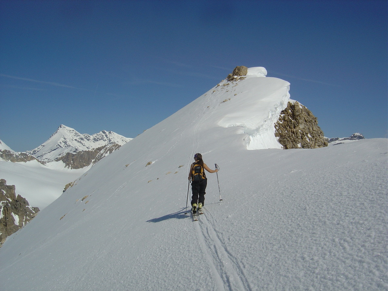 Près du sommet.