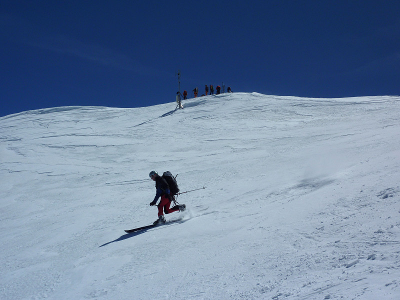 Descente du Combin de Grafeneire