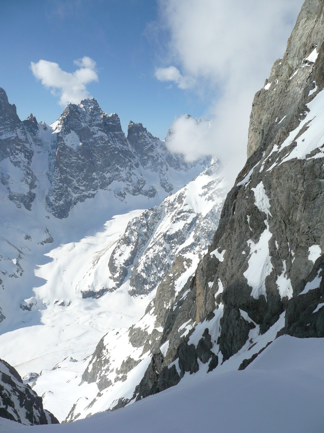 vue coté Sud en haut du col