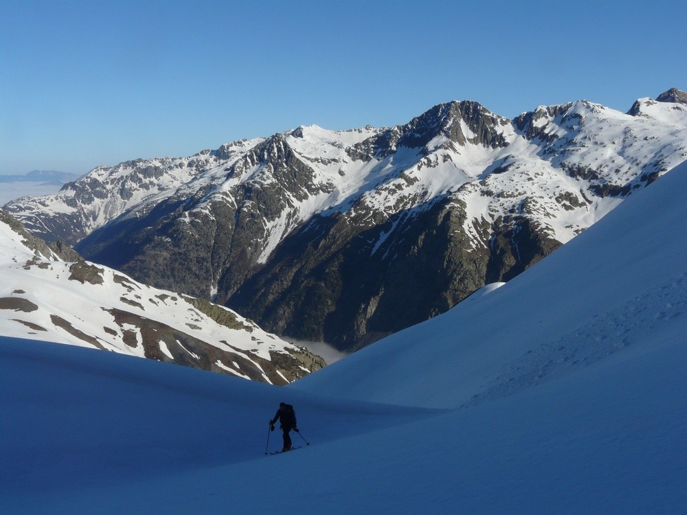 Montée vers les Aiguillettes