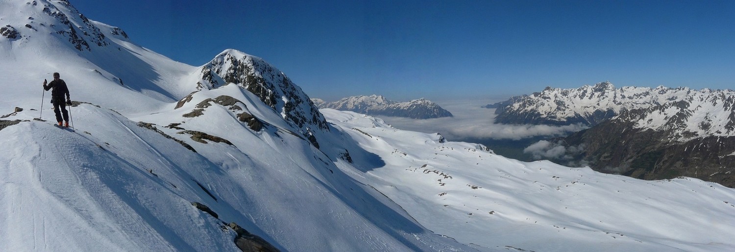 Arrivée au niveau du lac de la Barbarate