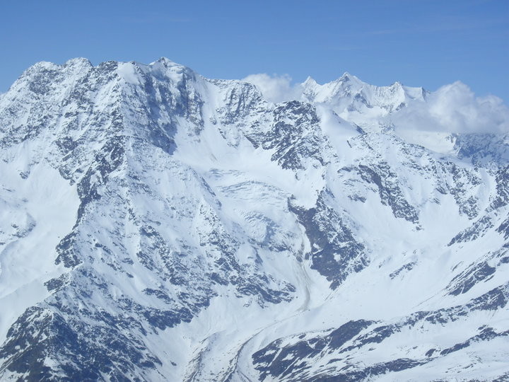la nord del Fletschhorn m.3996