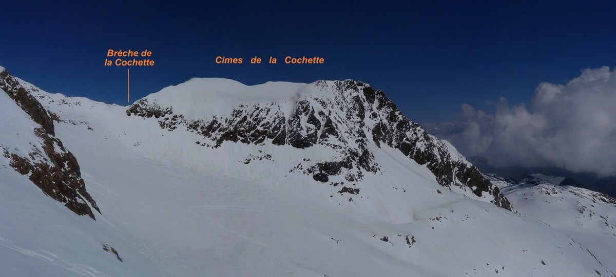 Cimes et Brèche de la Cochette - Versant S