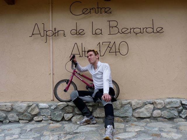 Transition vélo-ski au chalet CAF de la Bérarde