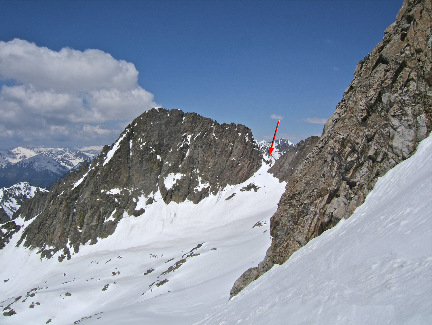 Collet de St Robert en vue.