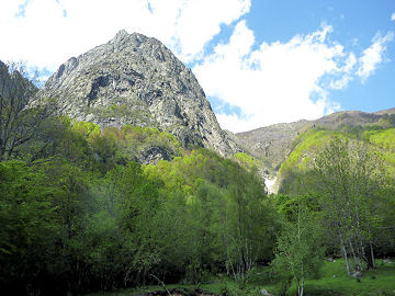 face est de la dent d'Orlu Ariège