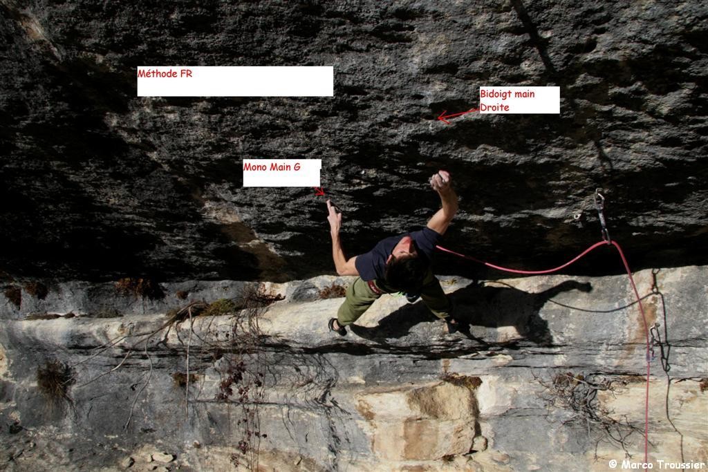 Bombé bleu - Crux - Méthode Fred Rouhling - Johann Guillaume