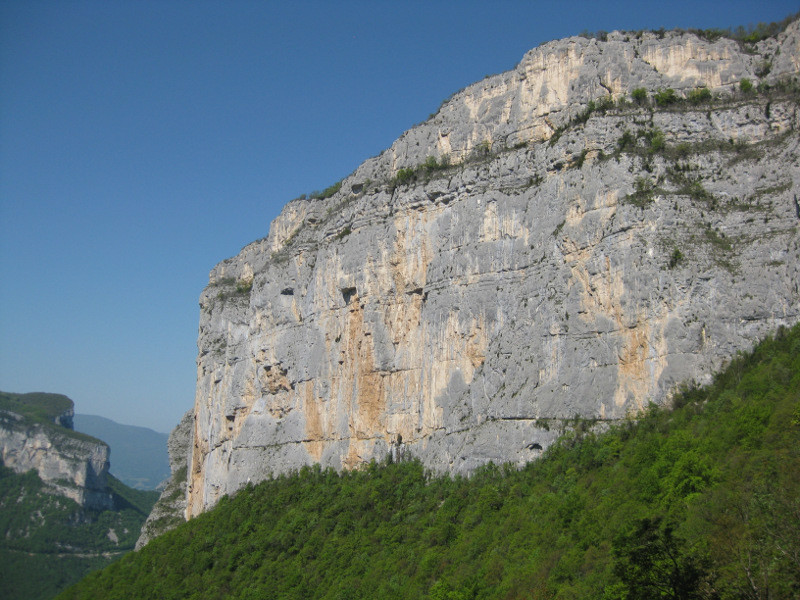 Secteur Paroi Rouge depuis L1 de Super Crack