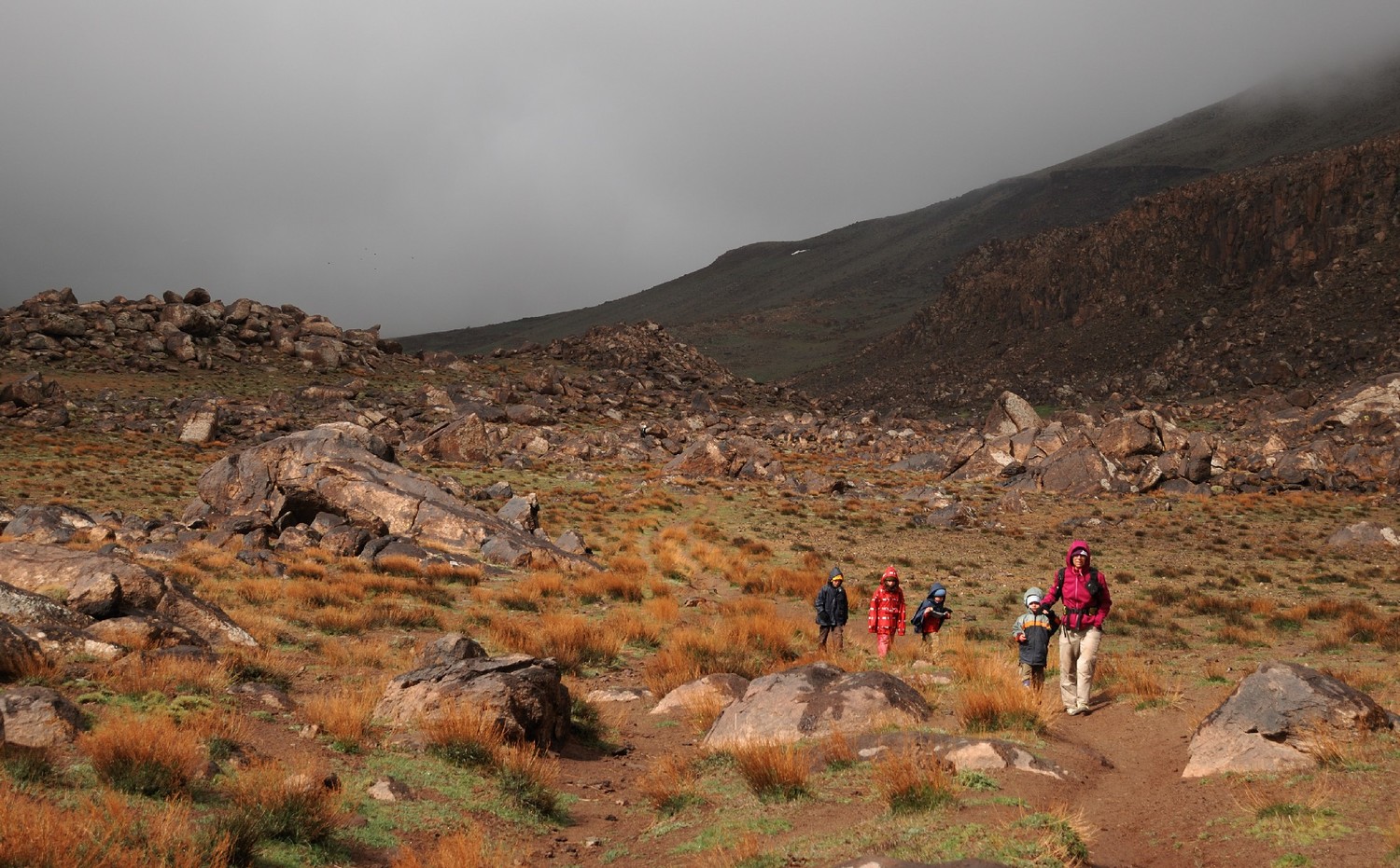 Départ des Bergerie d'Aziwan, Djebel Sirouah , Anti-Atlas