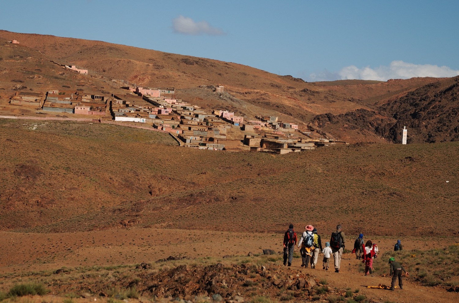 Arrivée à Tachakocht, Djebel Sirouah , Anti-Atlas