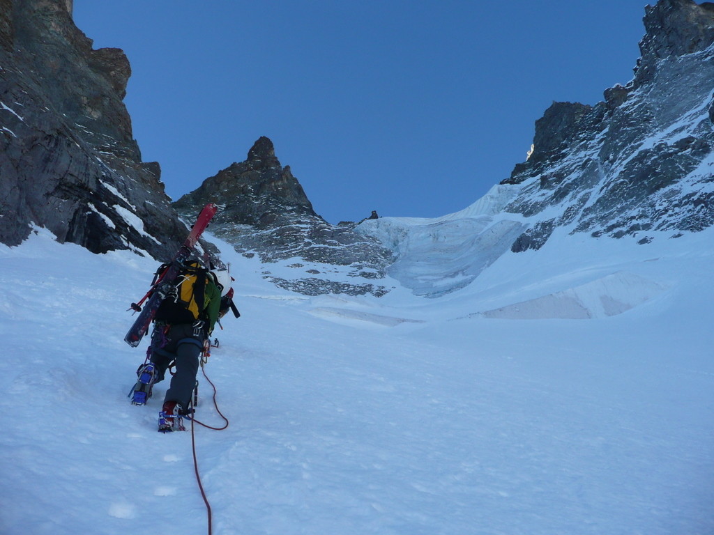 Couloir Nord du col Est du Pelvoux.