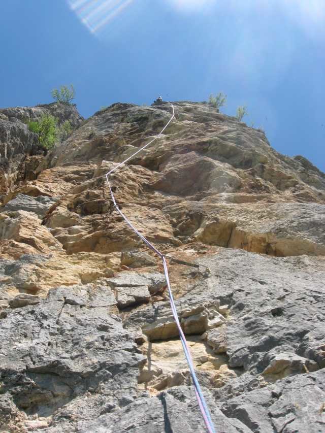 La troisième très belle longueur en 6b+.