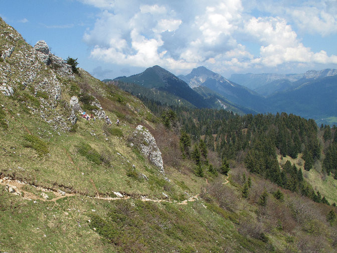 Dans la montée