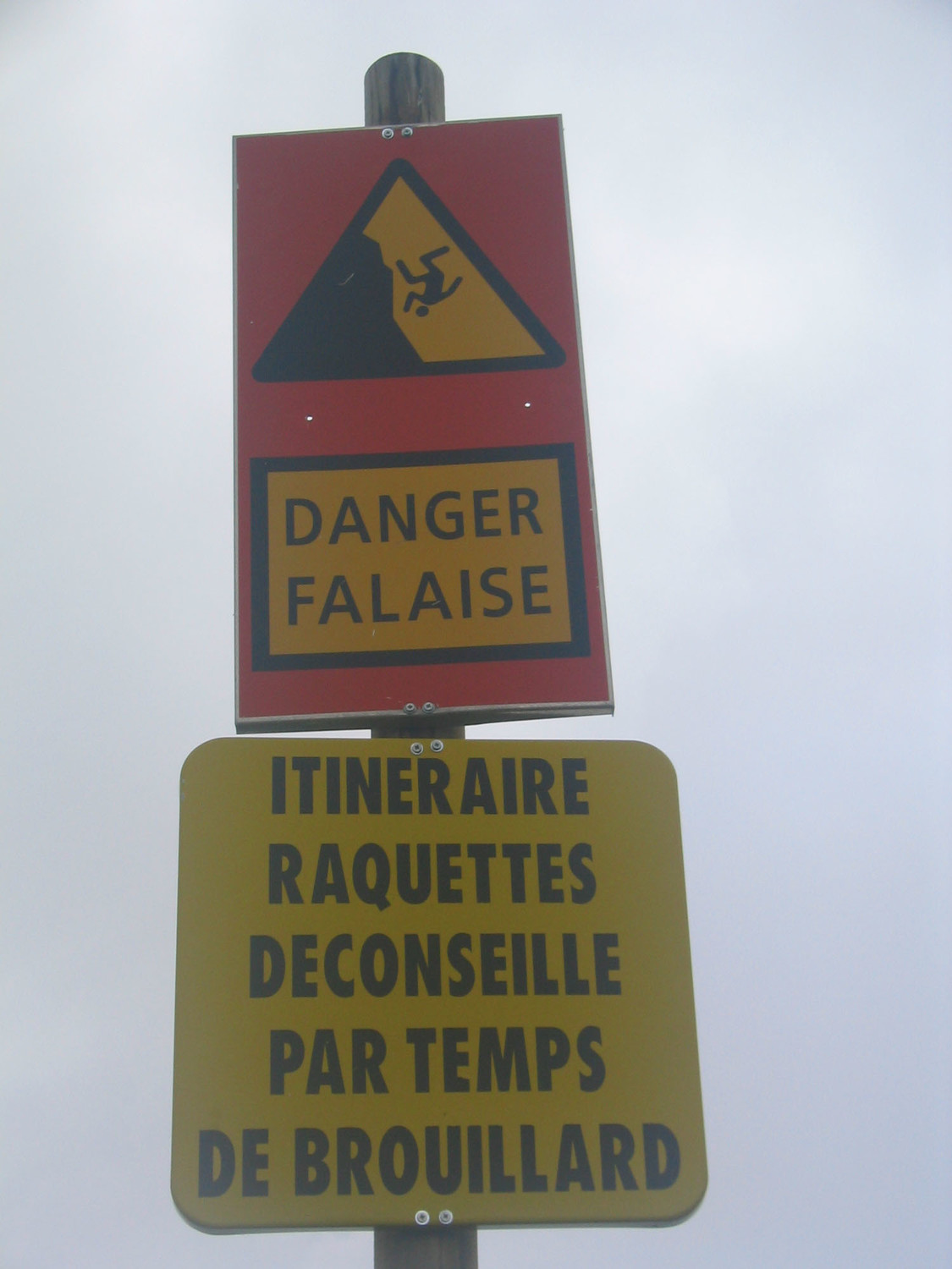 attention falaise!