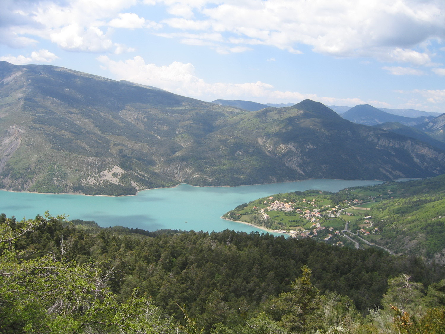 le lac de castillon