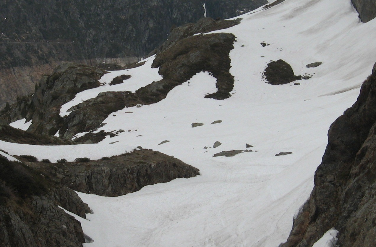 Passage déneigé