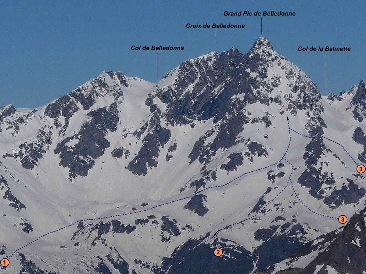 Grand Pic de Belledonne - Face E