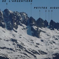 Les Aiguilles de l'Argentière - Versant S