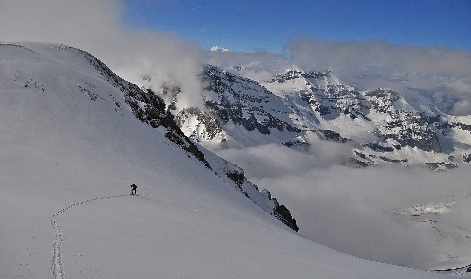 Le Mont-Blanc est au soleil !