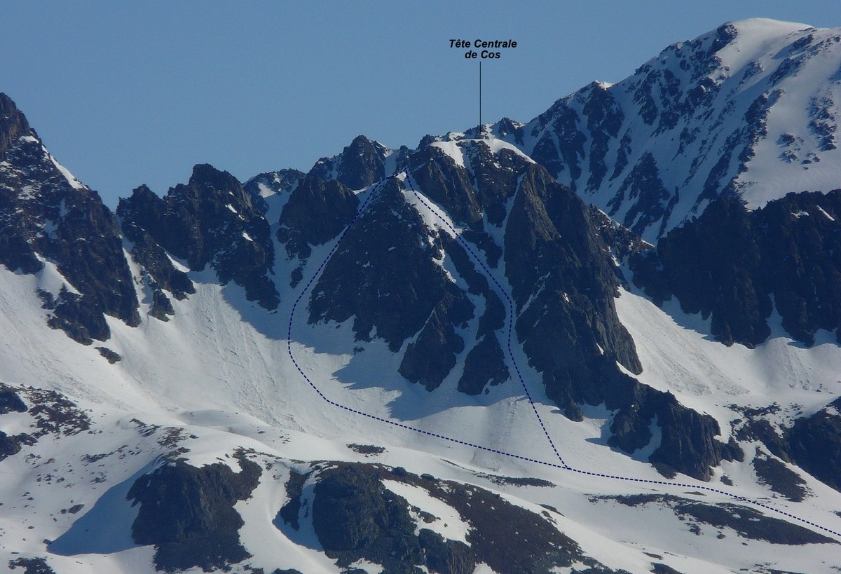 Tête Centrale de Cos - Couloirs
